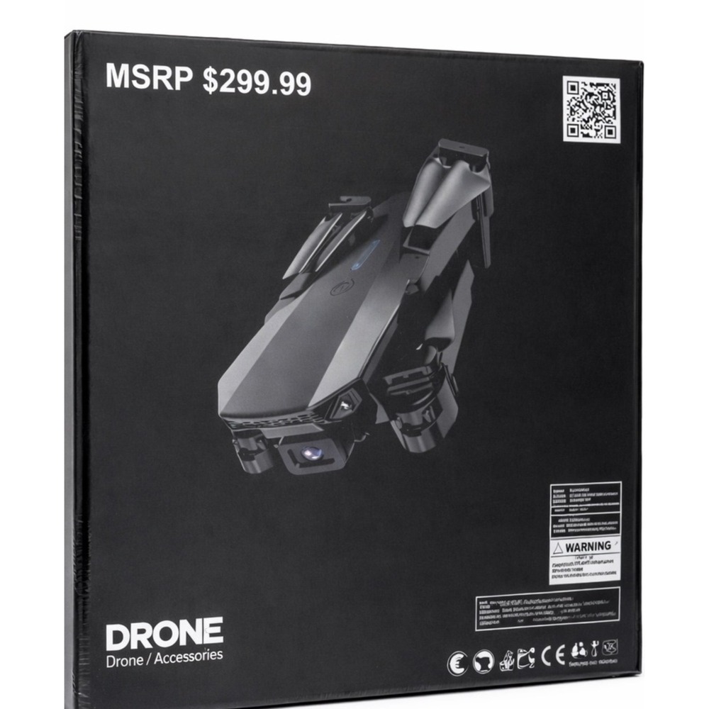 SMS Ready to Fly Drone Black with Obstacle Avoidance Feature, 4K HD NIB